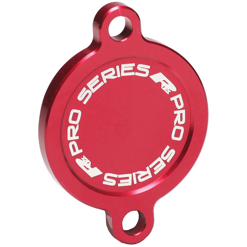 Tapa de filtro de aceite RFX Pro Series - rojo