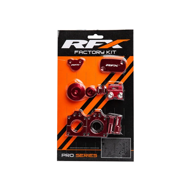 Kit anodizado de estética RFX Factory - rojo