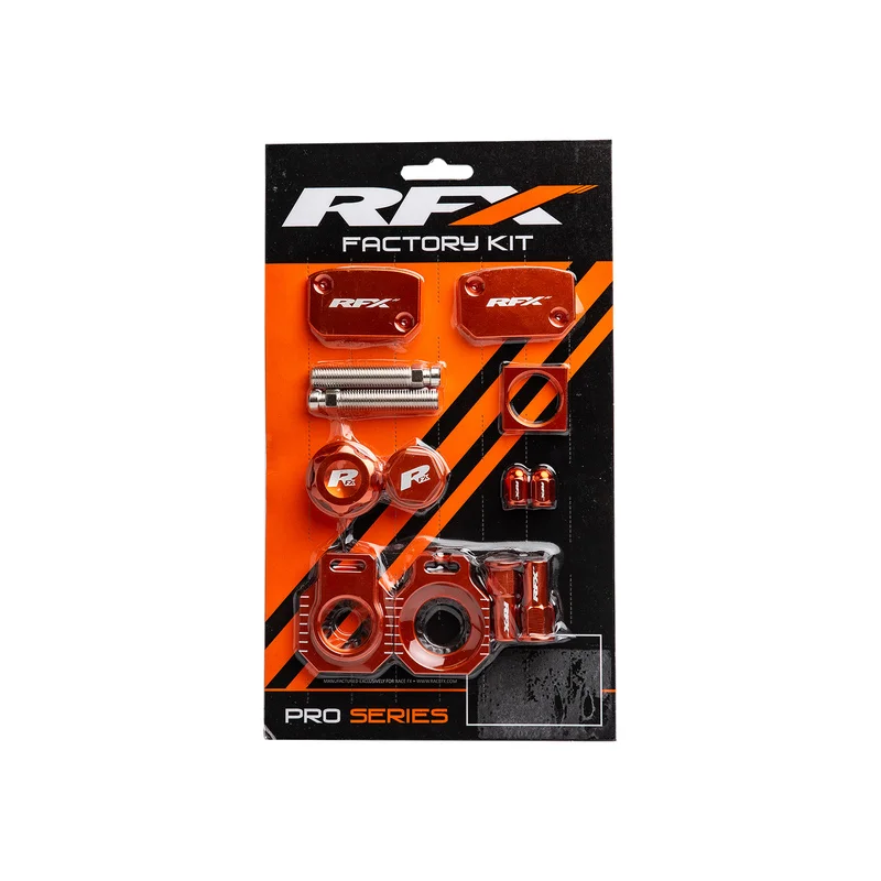 Kit anodizado de estética RFX Factory - Brembo - naranja