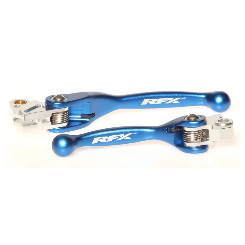 Juego de manetas flexibles forjadas RFX Race Series - azul