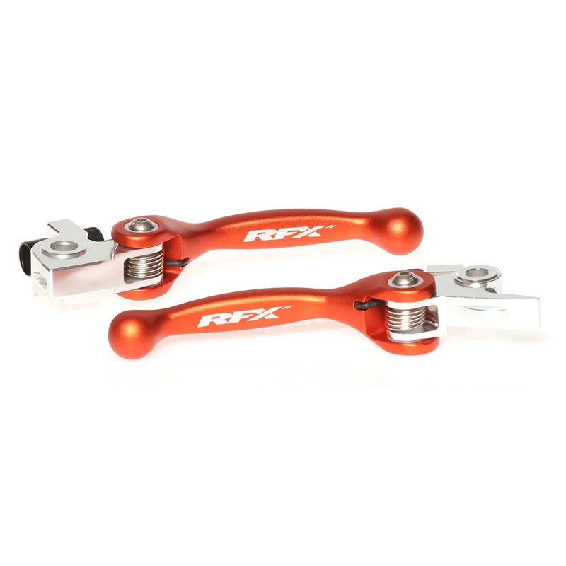 Juego de manetas flexibles forjadas RFX Race Series - naranja