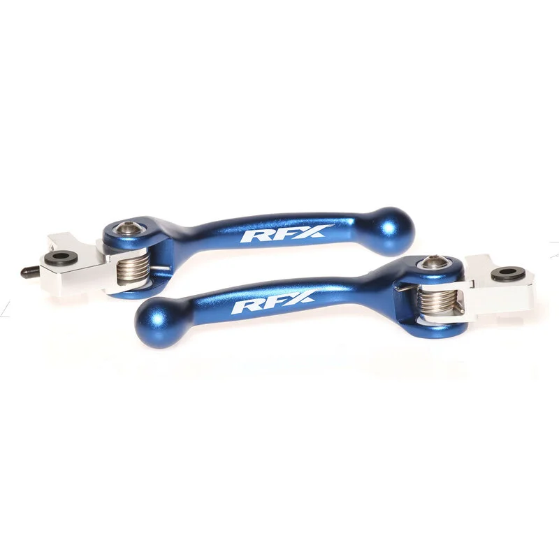 Juego de manetas flexibles forjadas RFX Race Series - azul