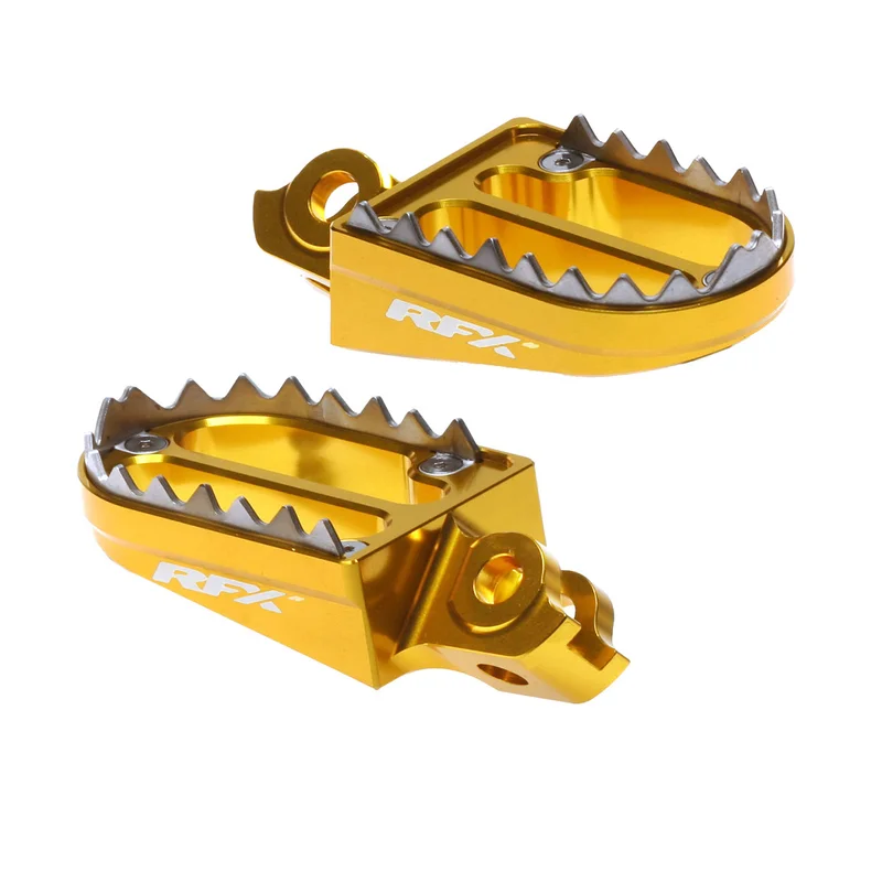 Estriberas RFX Pro Series Shark Teeth - amarillo
