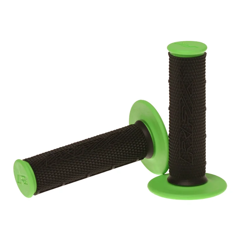 Puños compuestos dobles RFX Pro Series con centro negro (negro/ verde), pareja