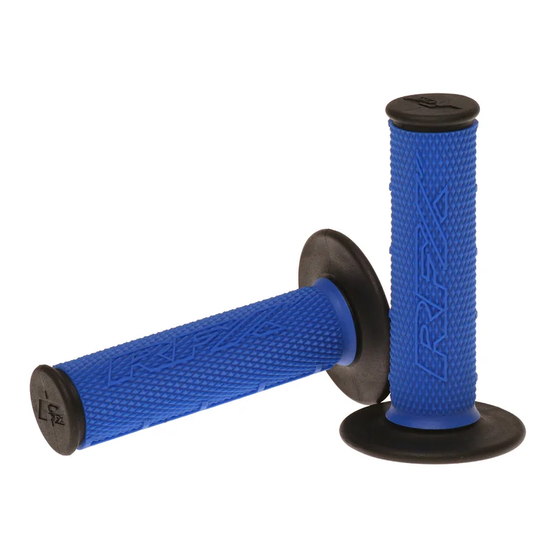 Puños compuestos dobles RFX Pro Series con extremos negros (azul/negro), pareja