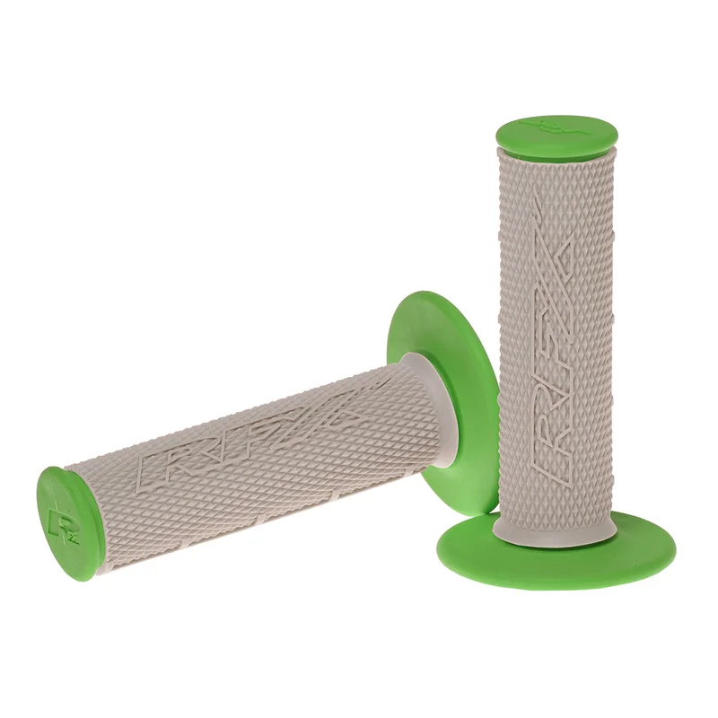 Puños compuestos dobles RFX Pro Series con centro gris (gris/verde), pareja
