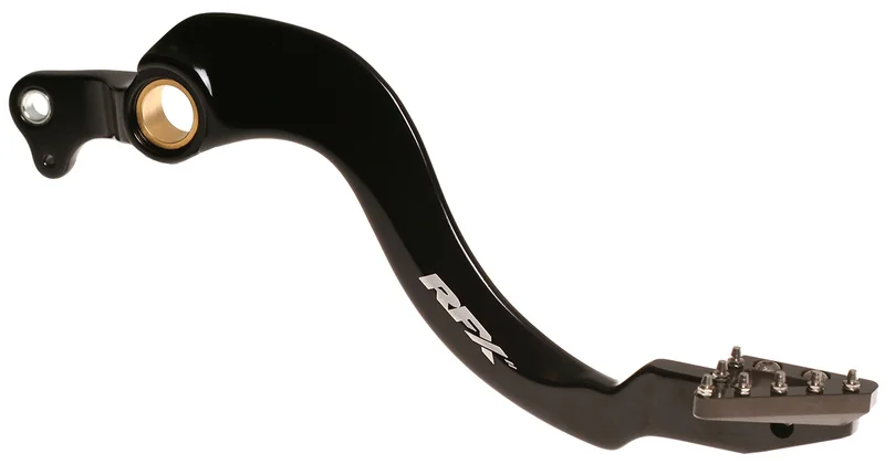 Pedal de freno trasero RFX Pro Series - punta fija - negro/ titanio