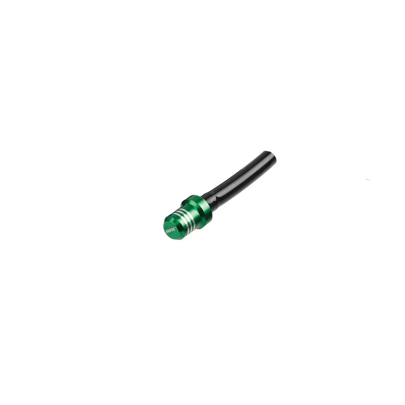 Válvula tapón depósito de gasolina RFX Race Series - Manguito corto con tapón de 1 vía - verde