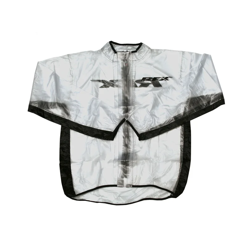 Chaqueta impermeable RFX Sport Series, talla joven S - transparente/negro / 6- 8