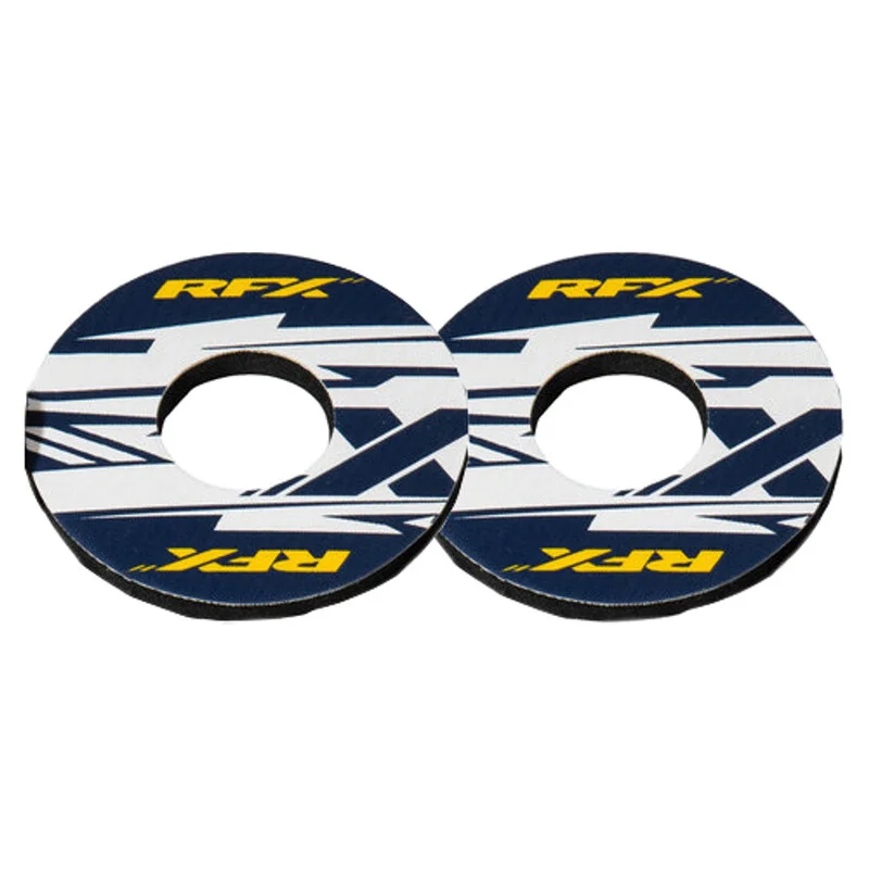 Donuts para puños RFX Sport (X azul/amarillo), pareja