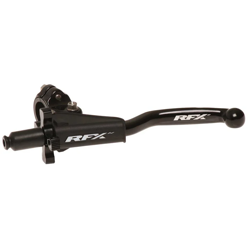 Conjunto de maneta de embrague forjada RFX Pro Series 2 tiempos Universal EZ Adjust - negro