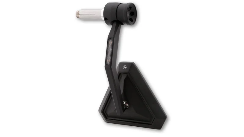 Retrovisor contrapeso de manillar HIGHSIDER pro Tetra - con intermitentes LED - negro - 1 pieza