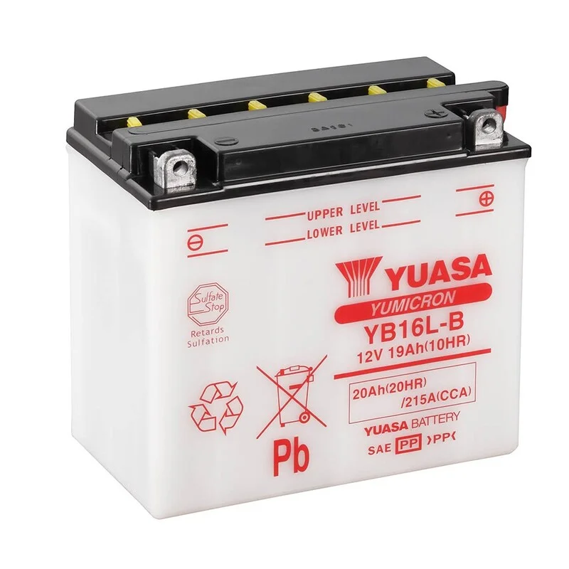 Batería YUASA YB16L-B Combipack (con electrolito)