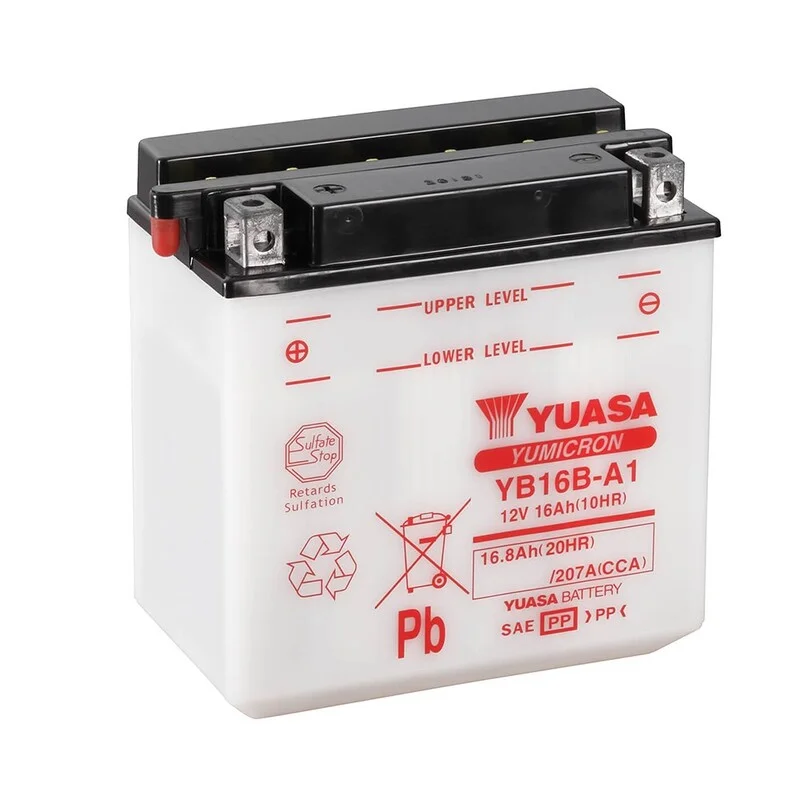 Batería YUASA YB16B-A1 Combipack (con electrolito)