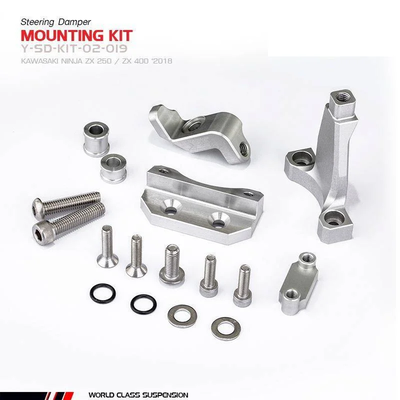 Kit de montaje para amortiguador de dirección YSS
