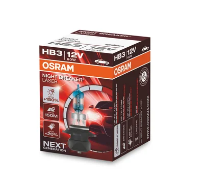 Lámpara OSRAM Night Breaker Laser HB3 12V / 60W - 1 ud