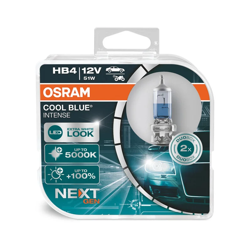 Lámpara OSRAM Cool Blue Intense HB4 12V / 51W - 2 uds