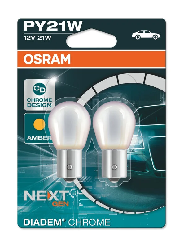 Lámpara OSRAM Diadem PY21W 12V / 21W - 2 uds