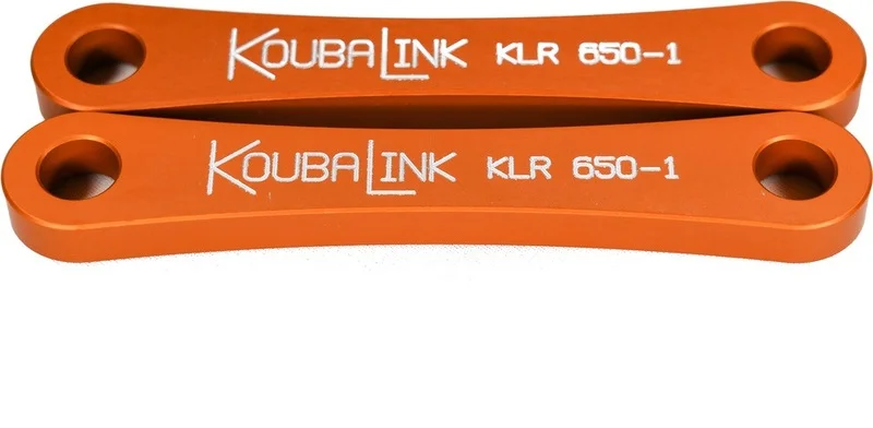 Kit de bajada KOUBALINK (31.8 mm) naranja - Kawasaki KLR650