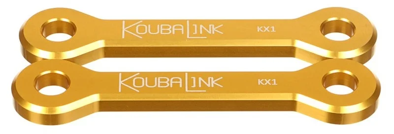 Kit de bajada KOUBALINK (25.4 mm) dorado - Kawasaki KX125 / 250