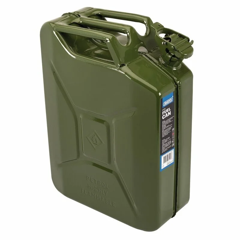 Bidón de combustible de acero DRAPER - verde 20L