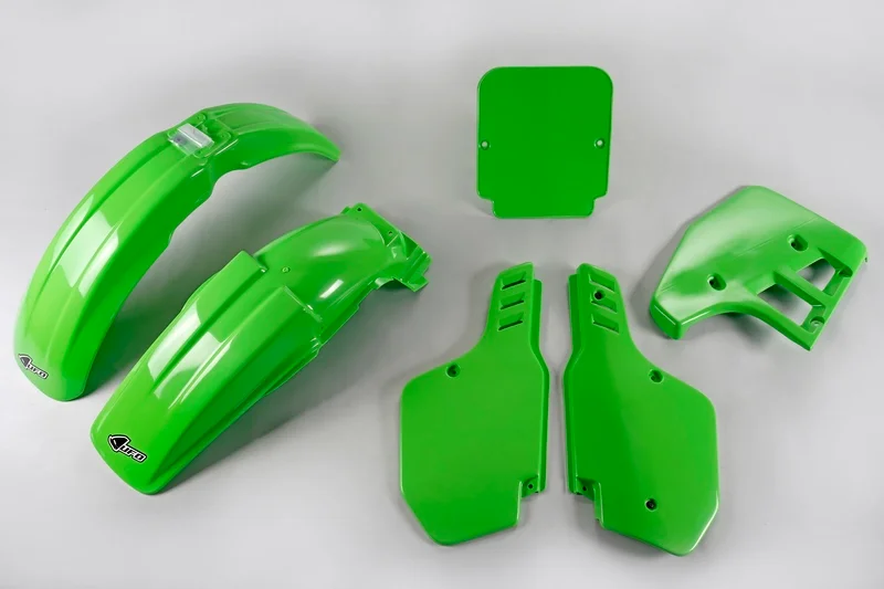 Kit de plástica UFO verde - Kawasaki KX125