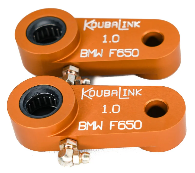 Kit de bajada KOUBALINK (25.4 mm) naranja - BMW F650 Funduro