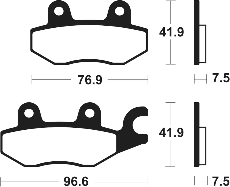 Pastillas de freno Tecnium Professional Racing sinterizadas - MSR455