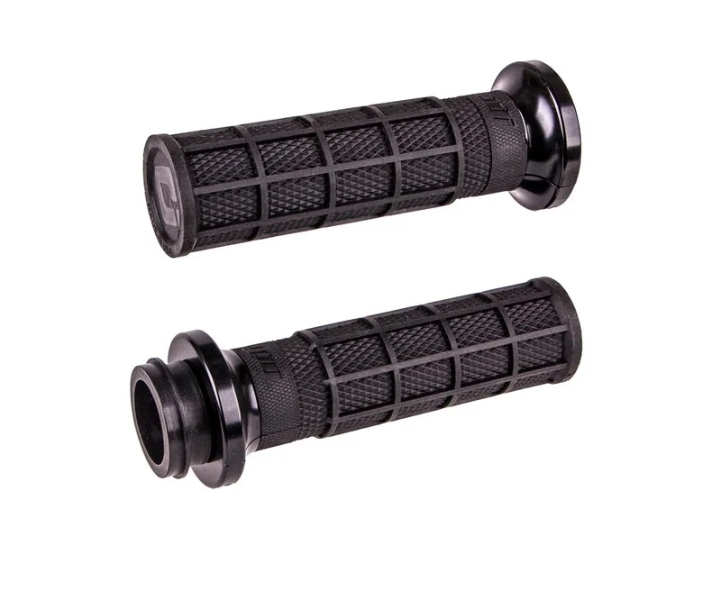 Juego de puños completos ODI V-Twin Lock-on™ Hart-Luck Signature TBW (acelerador por cable) - Harley Davidson (08-)