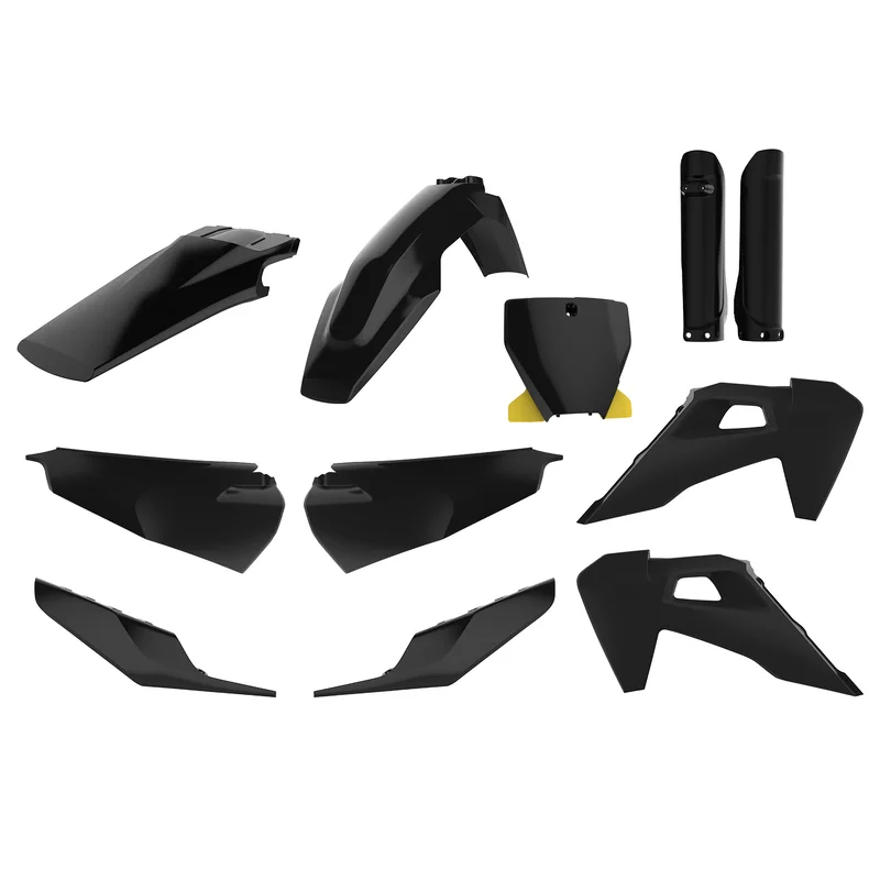 Kit de plásticos POLISPORT negro