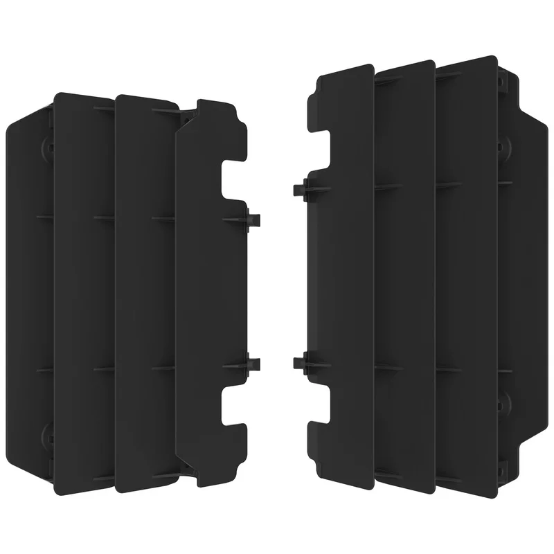 Cubre radiador POLISPORT - negro Kawasaki KX250