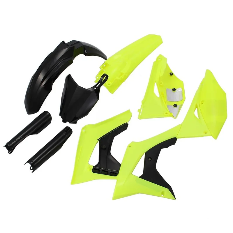 Kit de plásticos POLISPORT negro/amarillo neón - Honda CRF 450 F