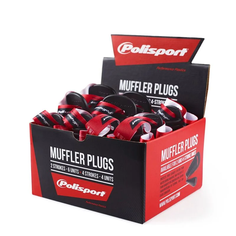 Kit de tapones de escape POLISPORT - 4 piezas 2T / 6 piezas 4T