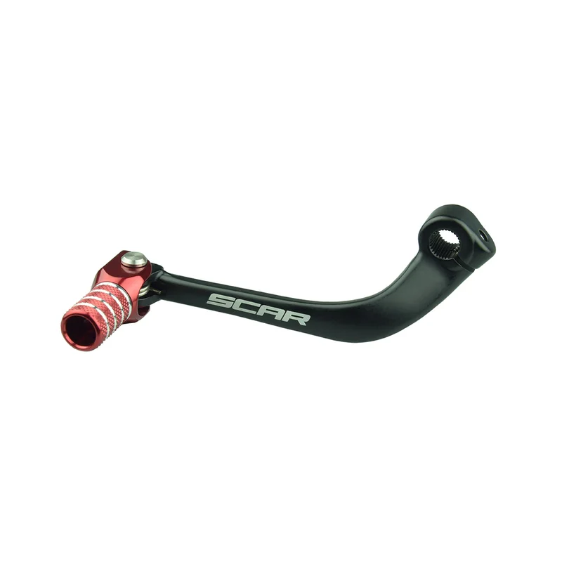 Pedal de cambio SCAR - Negro / Puntera roja