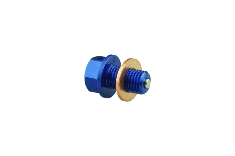 Tapón magnético de vaciado de aceite SCAR - Azul