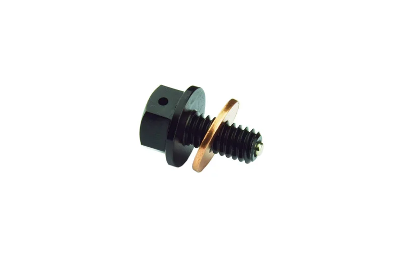 Tapón magnético de vaciado de aceite SCAR - Negro