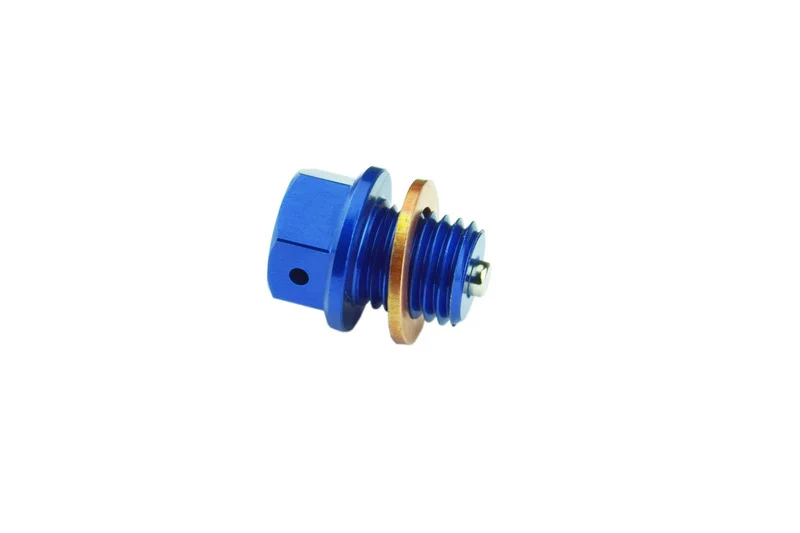 Tapón magnético de vaciado de aceite SCAR - Azul