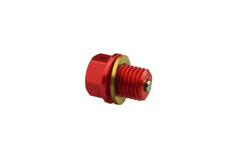 Tapón magnético de vaciado de aceite SCAR - Rojo