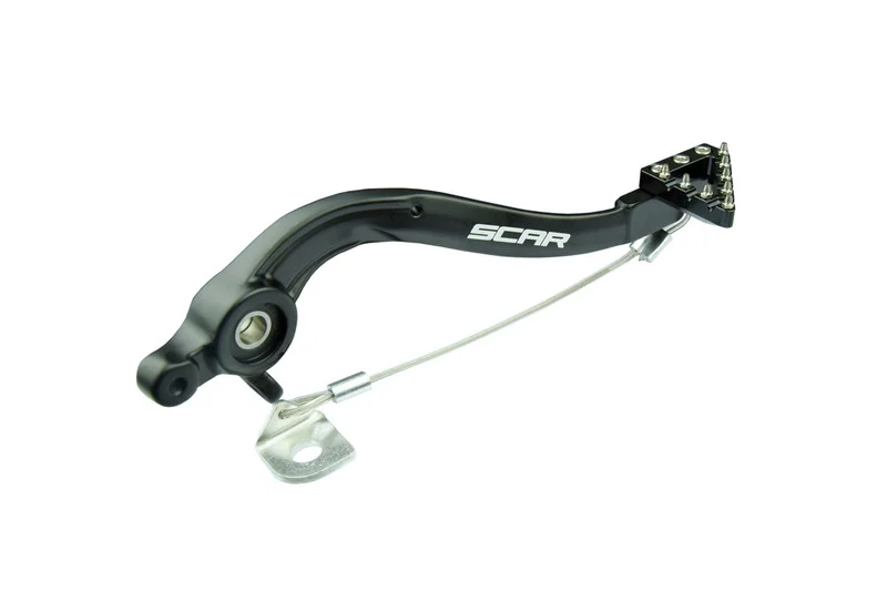 Pedal de freno trasero SCAR - Negro