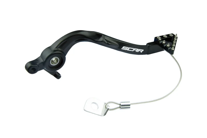 Pedal de freno trasero SCAR - Negro