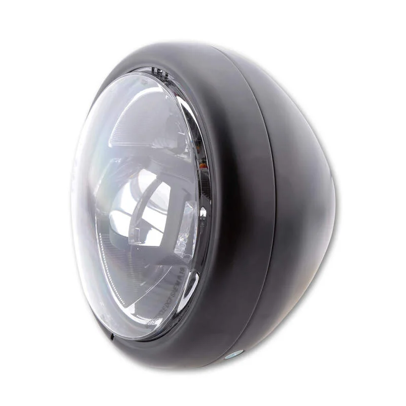 Faro delantero LED HIGHSIDER pro Pecos Type 10 - 5 3/4 inch - negro - 1 pieza