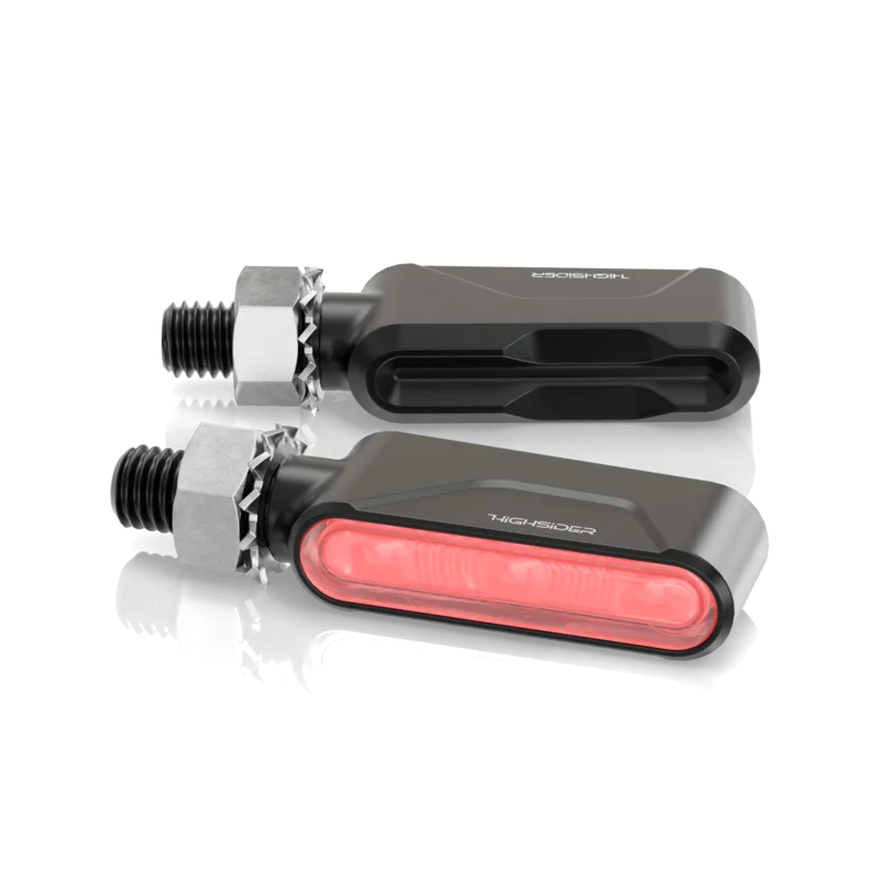 Piloto trasero/intermitente LED HIGHSIDER pro Esagano-RS 3in1 - homologado E - Pareja