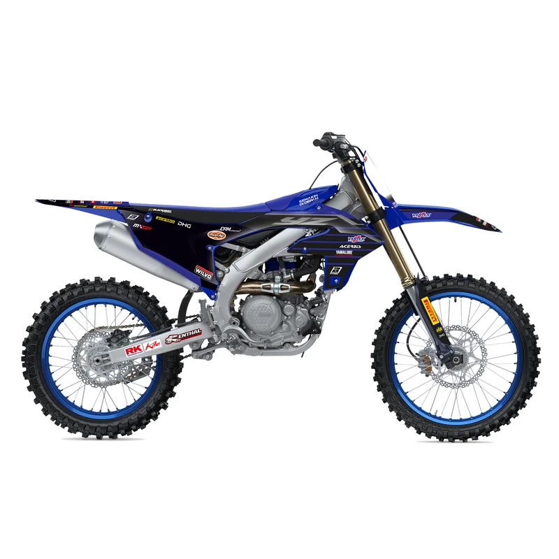 Kit adhesivos + funda de asiento BLACKBIRD Replica Yamaha Racing 22
