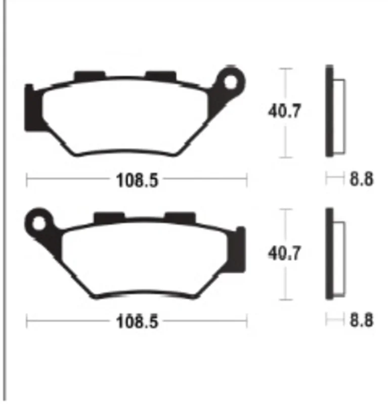 Pastillas de freno TECNIUM Supersport sinterizadas - MF483