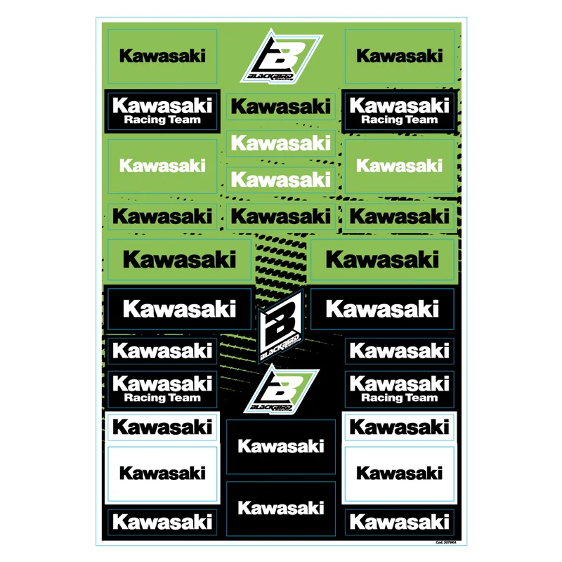 Hoja adhesiva de PVC BLACKBIRD - Kawasaki