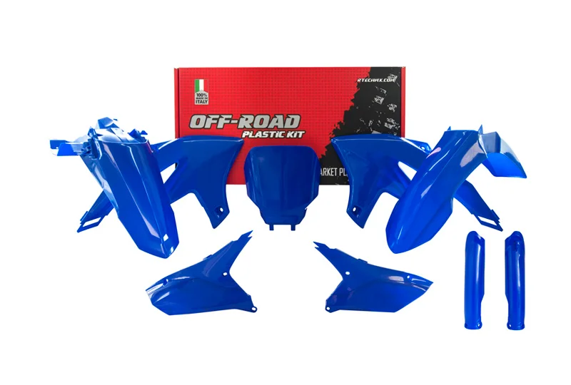 Kit de plástica RACETECH (6 piezas) - Azul
