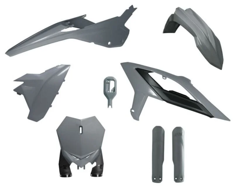 Kit de plástica RACETECH (6 piezas) - Gris