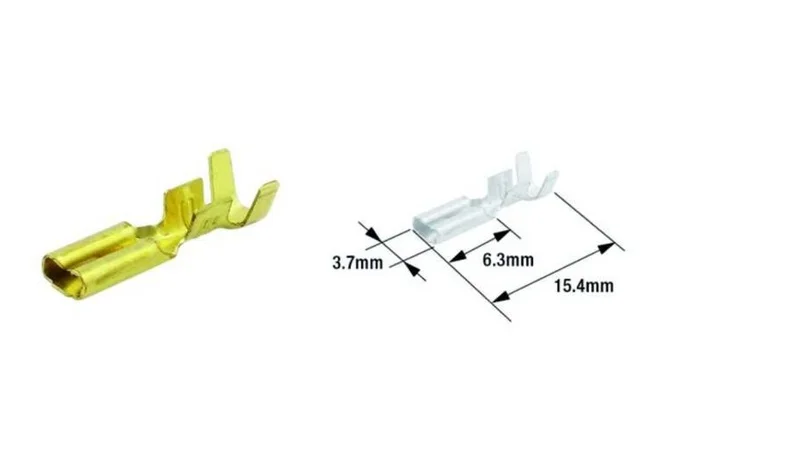 Terminales de cable hembra TOURMAX tipo 110 (2,79 mm) - 100 unidades