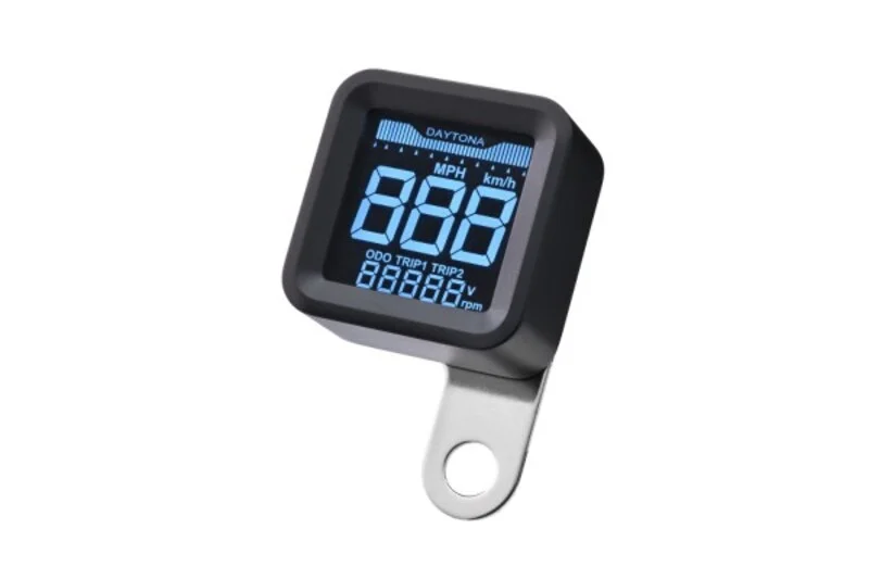 Velocímetro + Tacómetro digital LCD DAYTONA Cube