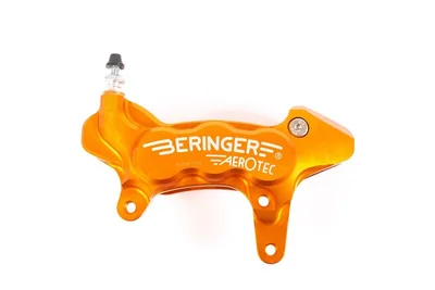Pinza de freno axial izquierda BERINGER Aerotec® 6 pistones Ø27mm · Ref. KT13AOMM-S